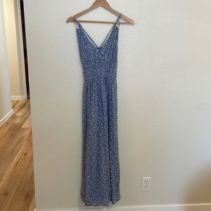 Abercrombie & Fitch Women’s Floral Blue Maxi Dress